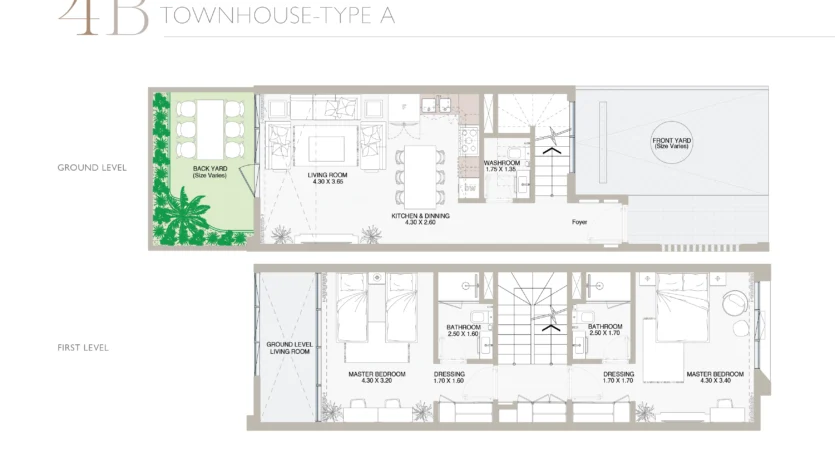 4 Bedroom Floor Plan Type A